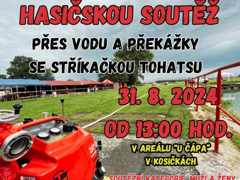 Netradiční hasičská soutěž v požárním útok